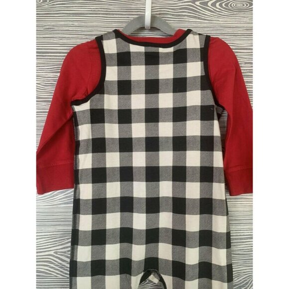HA Buffalo Check Overall Set 3T NWT - Picture 3 of 9